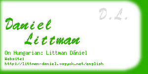 daniel littman business card